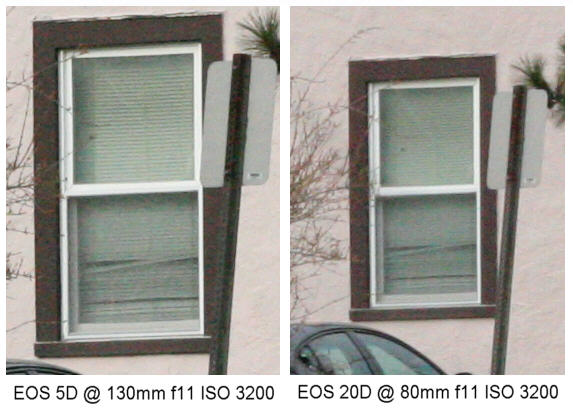 EOS 5D vs. EOS 20D - Full Frame vs. APS-C Sensors