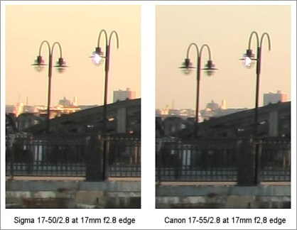 Canon EF-S 17-55/2.8 IS USM and Sigma 17-50/2.8 EX DC OS HSM Review