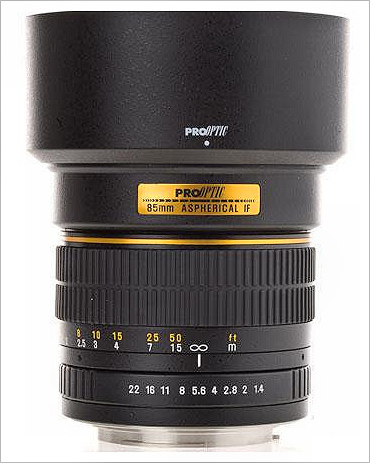 Pro Optic 85mm f1.4, 85/1.4 - Full hands-on Review (also sold under the Rokinon, Samyang, Bower, Polar, Vivitar brand names)