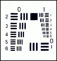 lenses, optics, testing and resolution